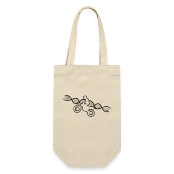 Motorcross Motorcycle Fan Motorcyclist Motorcycle - Gift Bag for Bottles - nature - Front