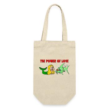 The power of love - Geschenkbeutel für Flaschen - Natur - Vorne