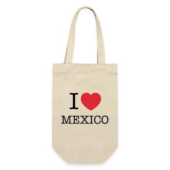 I Love mexico | I Love MX | I Heart mexico - Gift Bag for Bottles - nature - Front