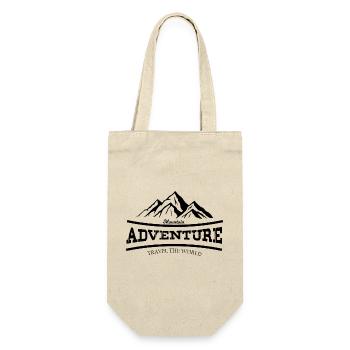 Adventure Travel Hiking Mountain - Gift Bag for Bottles - nature - Front