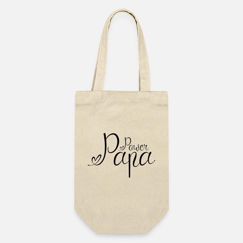Puissance Papa Noir - Sac à bouteille - nature