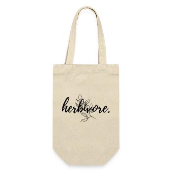 Herbivore - Geschenkbeutel für Flaschen - Natur - Vorne