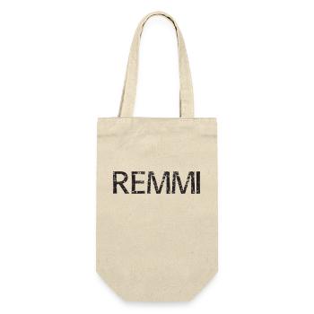 REMMI | Remmi-Demmi | Partnerlook - Geschenkbeutel für Flaschen - Natur - Vorne