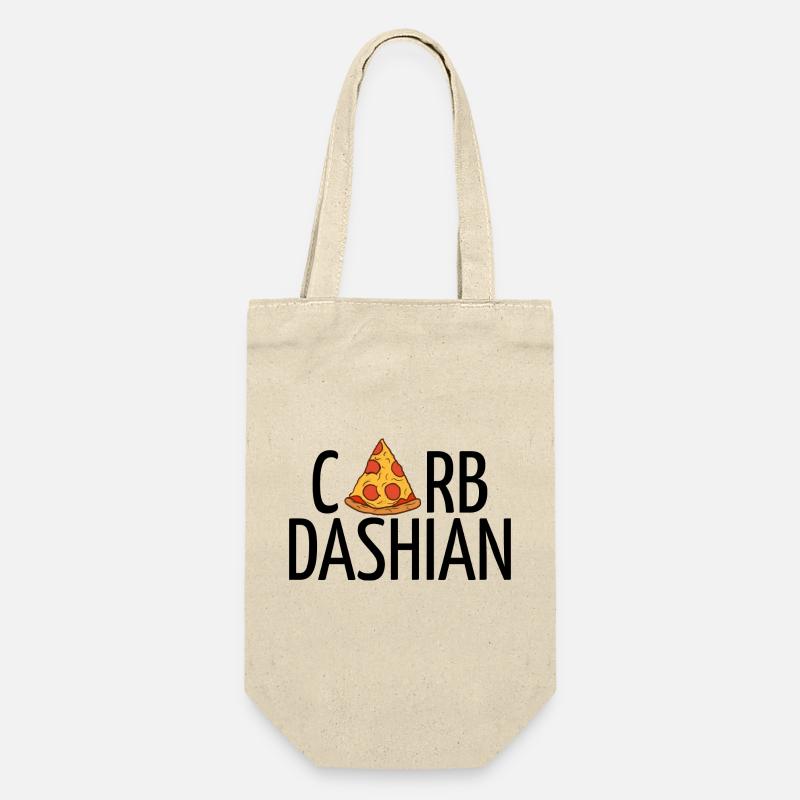 Carbdashian (black text) - Gift Bag for Bottles - nature