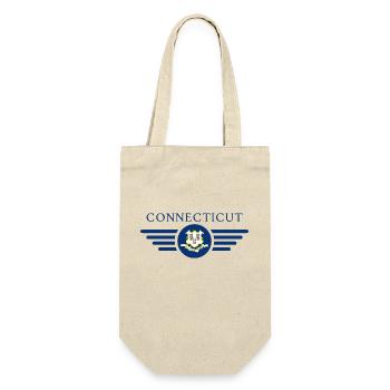 Connecticut - Geschenkbeutel für Flaschen - Natur - Vorne