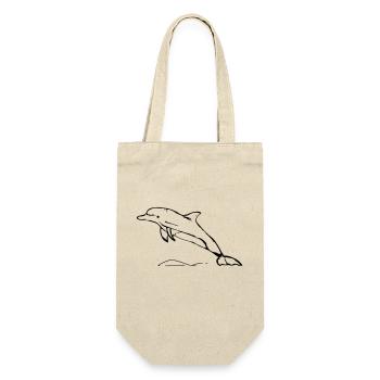 Jumping Dolphin Gift - Gift Bag for Bottles - nature - Front