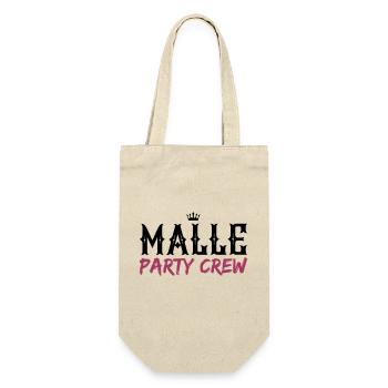 malle party crew - Geschenkbeutel für Flaschen - Natur - Vorne