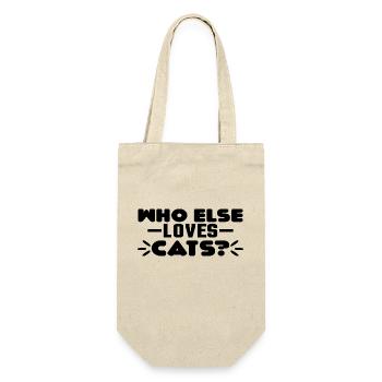 Who else loves Cats? - Gift Bag for Bottles - nature - Front