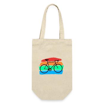 Bicycle - Gift Bag for Bottles - nature - Front