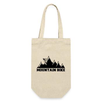 Mountain bike black - Gift Bag for Bottles - nature - Front