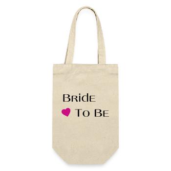 Bride to be - Gift Bag for Bottles - nature - Front