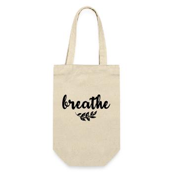 Cool Yoga Saying Gift Yogi - Gift Bag for Bottles - nature - Front