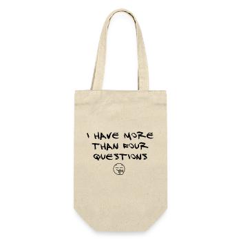I have more than four questions - Gift Bag for Bottles - nature - Front
