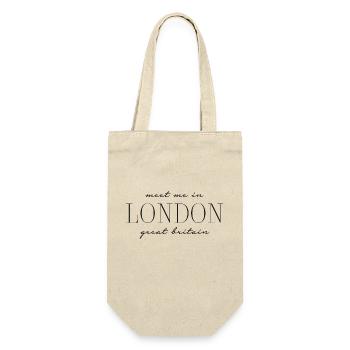 London - Gift Bag for Bottles - nature - Front
