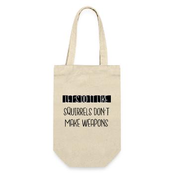 signe de paix présent citation heureuse blagues - Sac à bouteille - nature - Devant