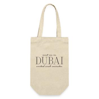 Meet me in Dubai - Gift Bag for Bottles - nature - Front
