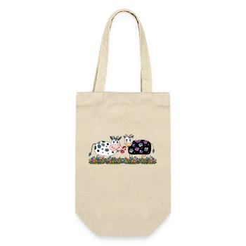 Cows - Gift Bag for Bottles - nature - Front