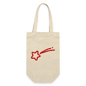 hand-drawn shooting star - Gift Bag for Bottles - nature - Front