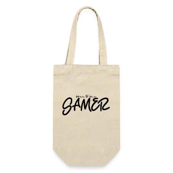 Born to be Gamer - Geschenkbeutel für Flaschen - Natur - Vorne