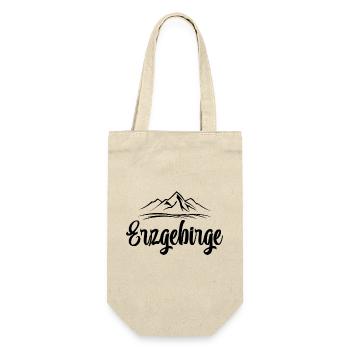 Erzgebirge Berge Heimat - Geschenkbeutel für Flaschen - Natur - Vorne