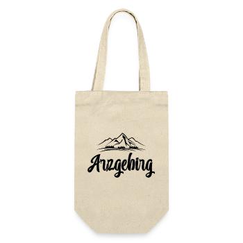 Arzgebirg Erzgebirge Heimat - Geschenkbeutel für Flaschen - Natur - Vorne