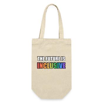 L’avenir est inclusif LGBT Pride Rainbow - Sac à bouteille - nature - Devant