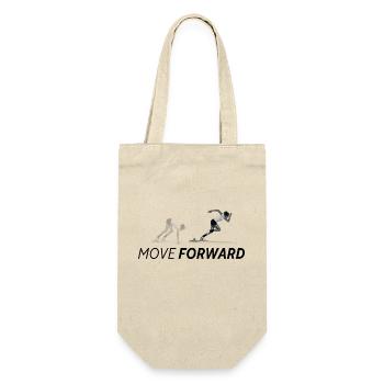 MOVE FORWARD - Gift Bag for Bottles - nature - Front