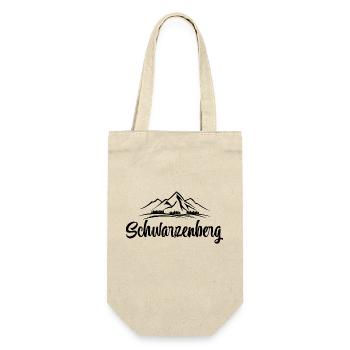 Schwarzenberg Erzgebirge - Geschenkbeutel für Flaschen - Natur - Vorne