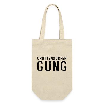 Crottendorfer Gung - Geschenkbeutel für Flaschen - Natur - Vorne