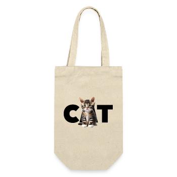 Cat - For all those who love cats and showing where - Gift Bag for Bottles - nature - Front