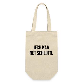 Erzgebirge Ich kann nicht schlafen - Geschenkbeutel für Flaschen - Natur - Vorne