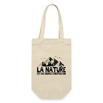 La nature est ma source d'inspiration - Sac à bouteille - nature - Devant