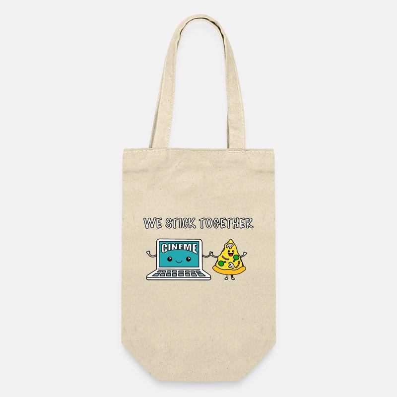 Nous restons ensemble - Pizza et streaming - Sac à bouteille - nature