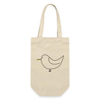 Seagull with fries - Gift Bag for Bottles - nature - Front
