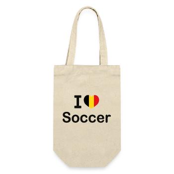 Ballsport - Geschenkbeutel für Flaschen - Natur - Vorne