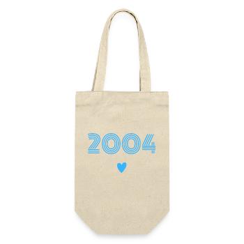 Né en 2004 garçon - Sac à bouteille - nature - Devant