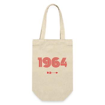 Born in 1964 - Gift Bag for Bottles - nature - Front