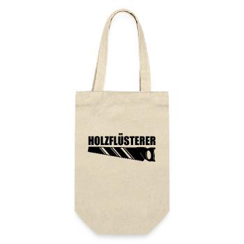 Handwerker Handyman Handwerk Werkzeug Baustelle - Geschenkbeutel für Flaschen - Natur - Vorne