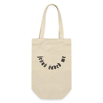 Jesus saved me motiv - Gift Bag for Bottles - nature - Front