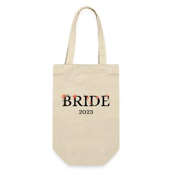 Bridle 2023 floral - Gift Bag for Bottles - nature - Front