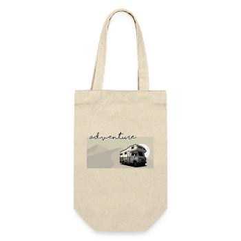 Düdo // Campeur // Illustration - Sac à bouteille - nature - Devant