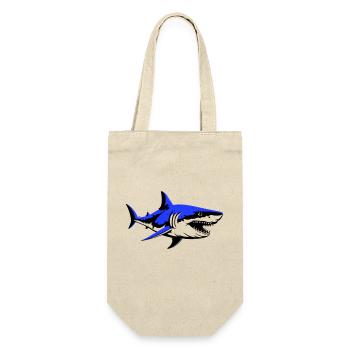 shark - Geschenkbeutel für Flaschen - Natur - Vorne