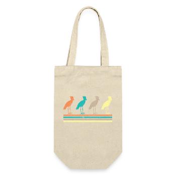 Shoebill Bird Ornithologist Forest I Gift - Gift Bag for Bottles - nature - Front