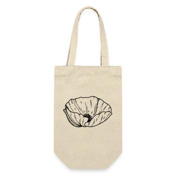 Fleur de pavot - Sac à bouteille - nature - Devant