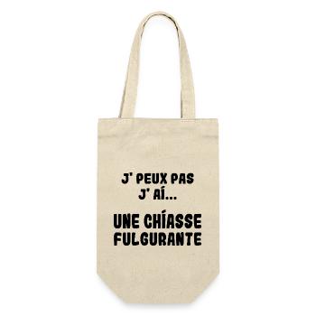 J'peux pas j'ai une Chiasse Fulgurante - Sac à bouteille - nature - Devant