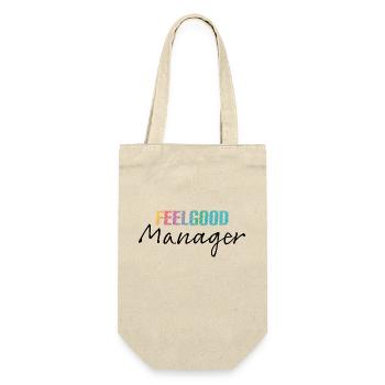 Design Feelgood Manager black multicoloured - Gift Bag for Bottles - nature - Front