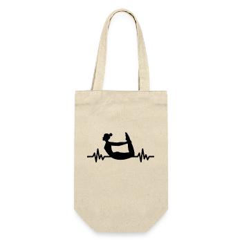 Heartbeat Gymnastics - Meditation Gymnastics Yoga - Gift Bag for Bottles - nature - Front