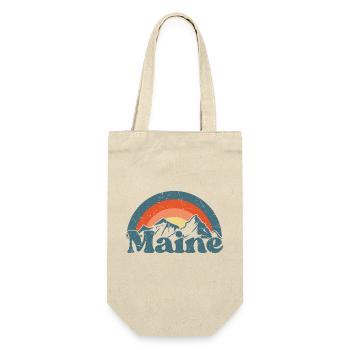 Maine USA Staat Natur Liebhaber Berge - Geschenkbeutel für Flaschen - Natur - Vorne