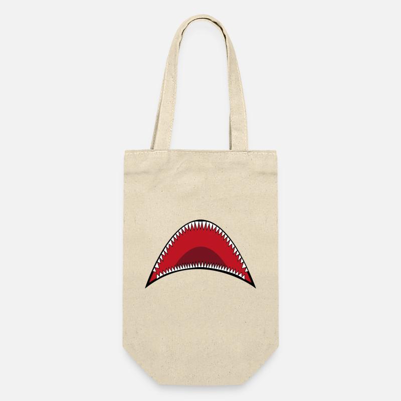 Shark Mouth - Gift Bag for Bottles - nature