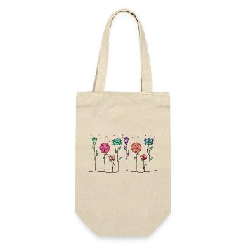 Flowers - Gift Bag for Bottles - nature - Front